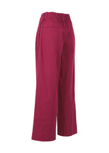 ENCLOTHE WASHI AND WOOL Trousers Boneset Bordeaux