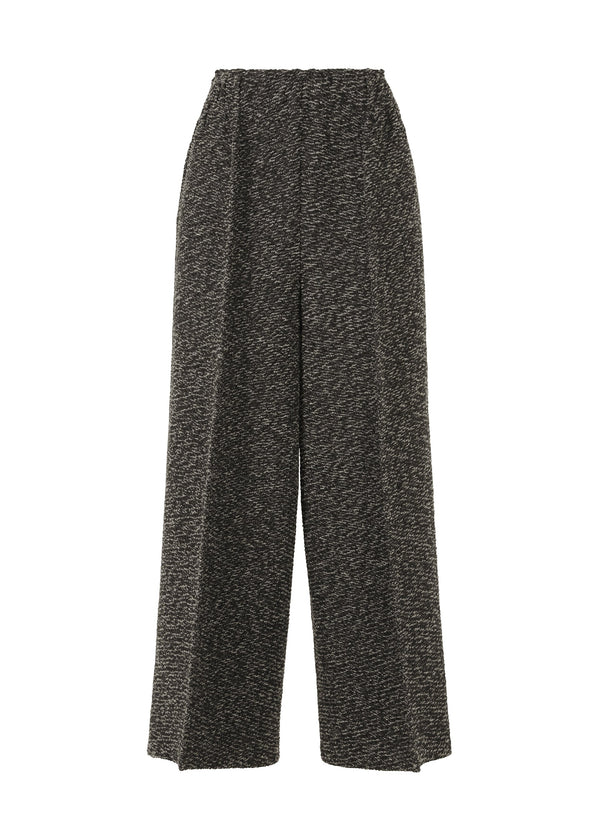 A product shot of the ISSEY MIYAKE WARM PLEATS trousers in black-hued (17).