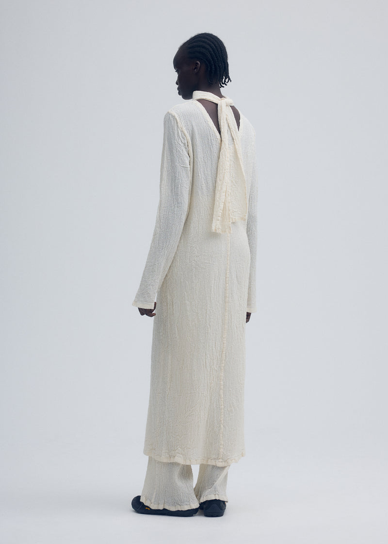 KARAMI WOOL Dress Moon White