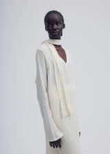 KARAMI WOOL Dress Moon White