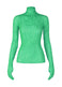 CHIFFON TWIST 3 Top Winter Green