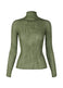 CHIFFON TWIST 3 Top Night Green