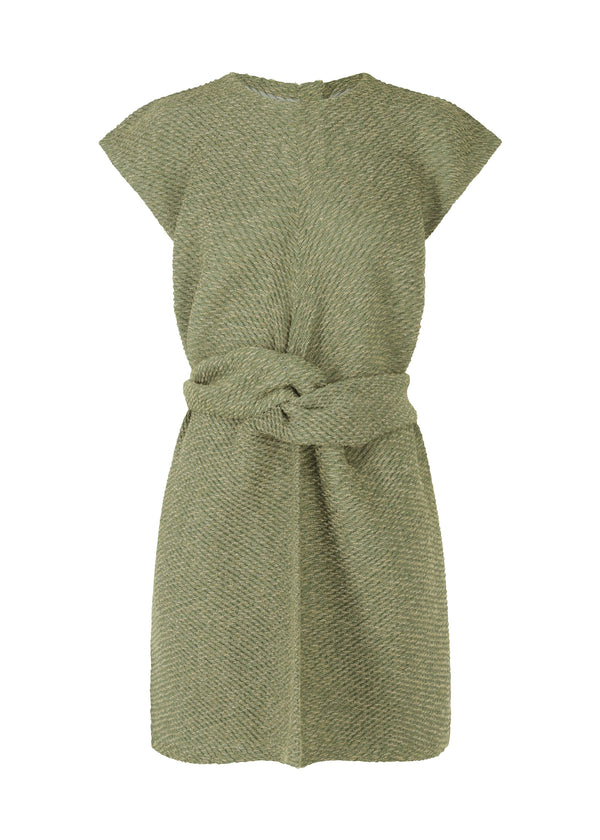 WARM PLEATS Tunic Khaki-Hued