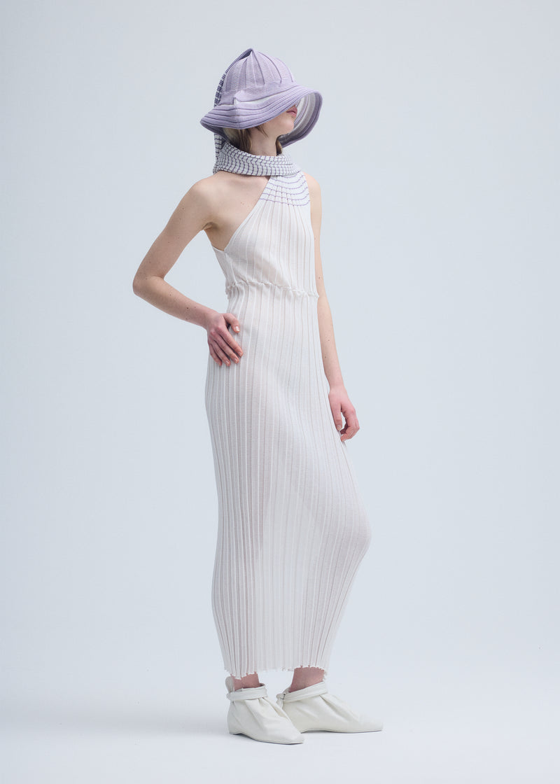 ASAGAO Dress White-Hued