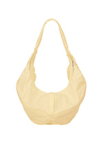 A product shot of the ISSEY MIYAKE PAPER BALLOON bag in pytalos yellow (50).