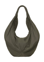 A product shot of the ISSEY MIYAKE PAPER BALLOON bag in charcoal (14).