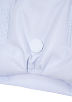 A detail shot of the ISSEY MIYAKE SQUARE CUSHION bag.