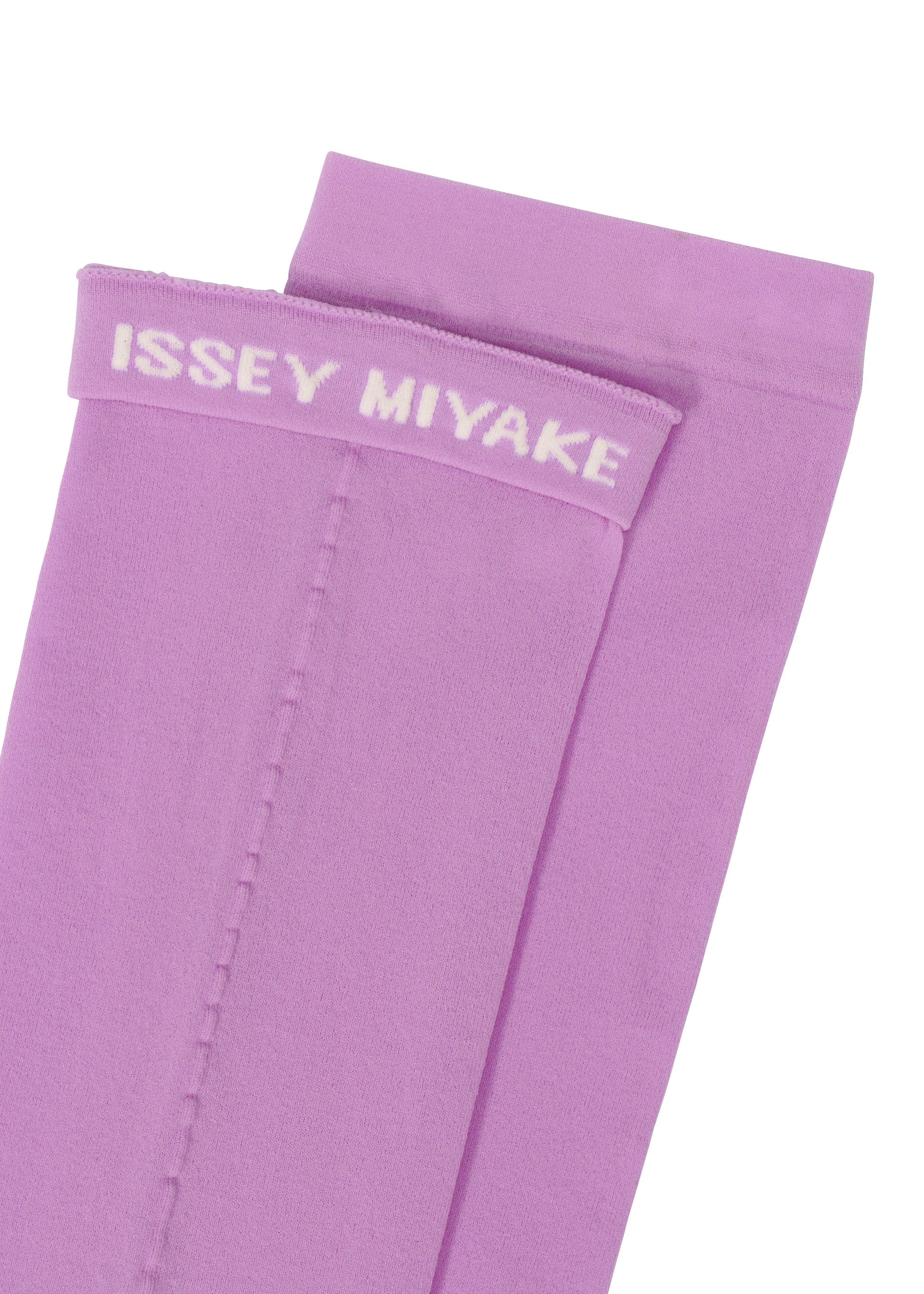 A detail shot of the ISSEY MIYAKE SHEER SOCKS socks.