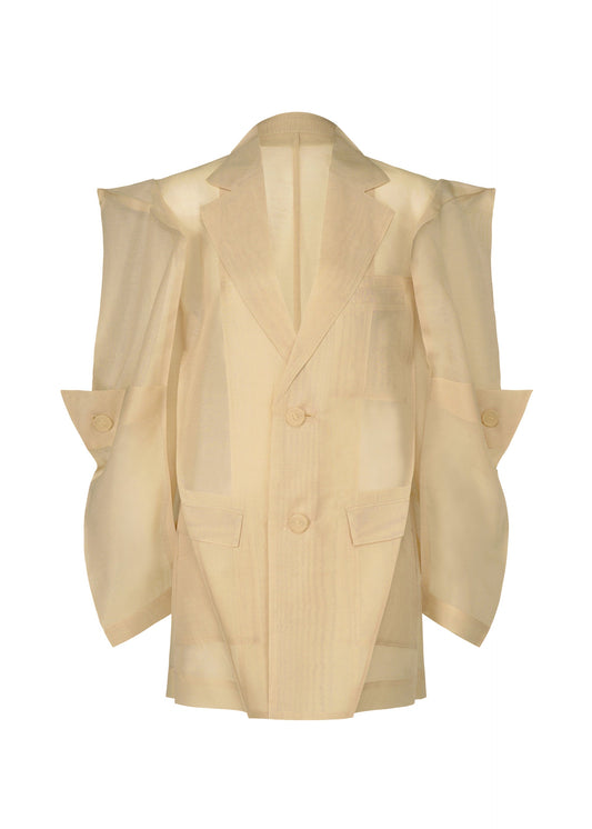 A product shot of the ISSEY MIYAKE PRESS AND PRESSED jacket in .