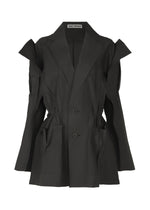 CRIMPED AND PRESSED Jacket Black