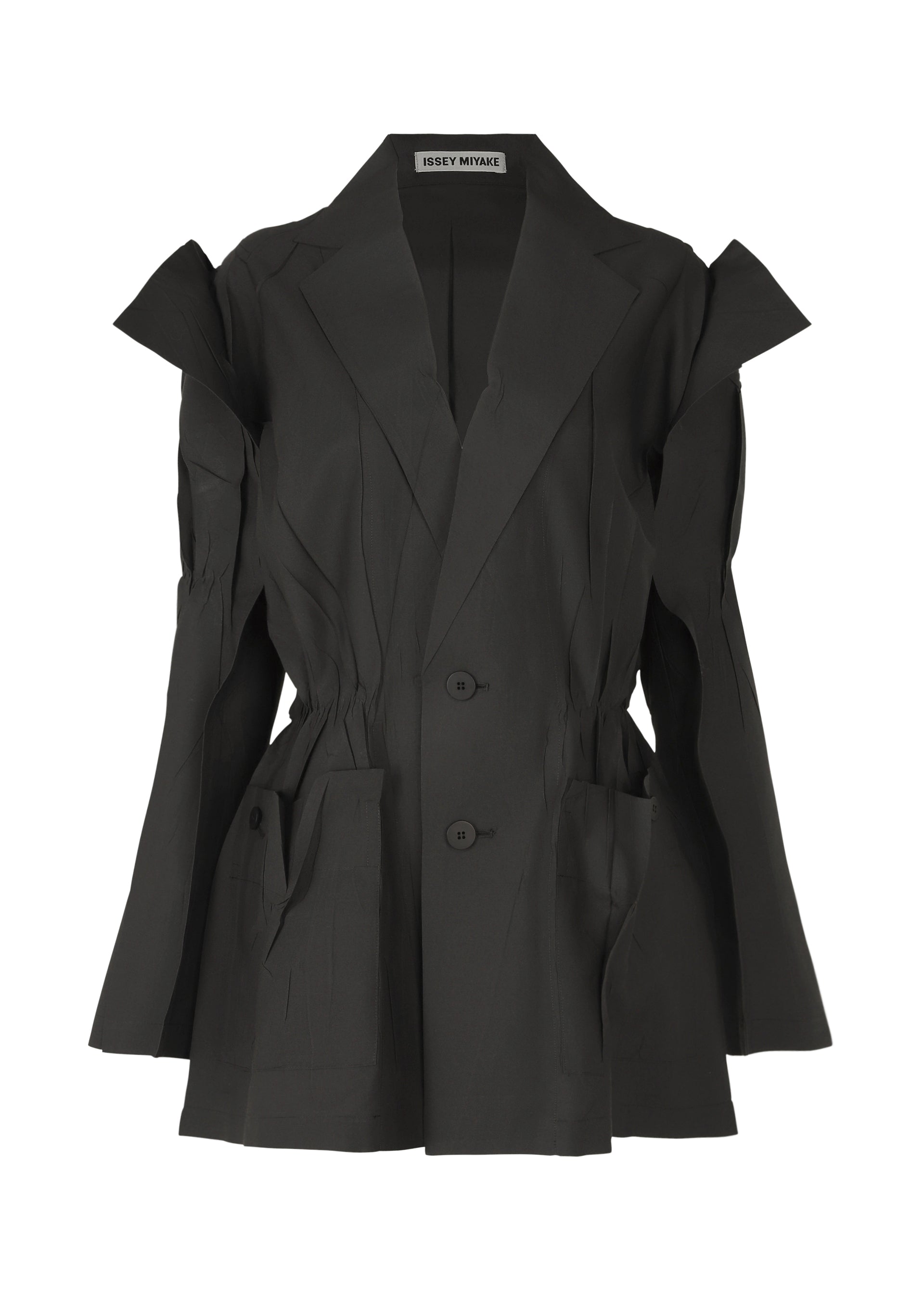 CRIMPED AND PRESSED Jacket Black