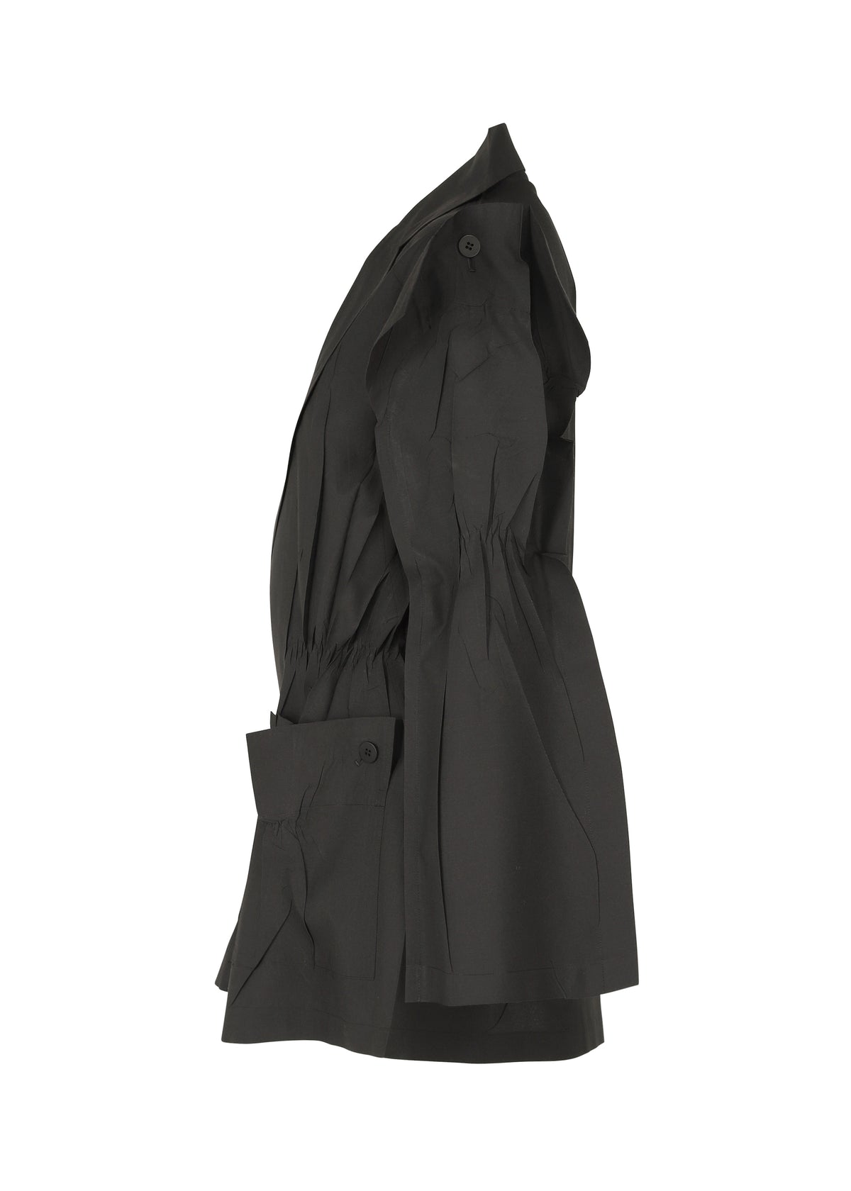 CRIMPED AND PRESSED Jacket Black