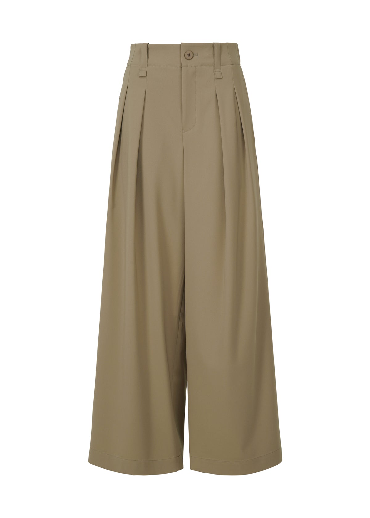 ROUND PANTS Trousers Greige