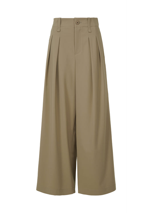 ROUND PANTS Trousers Greige