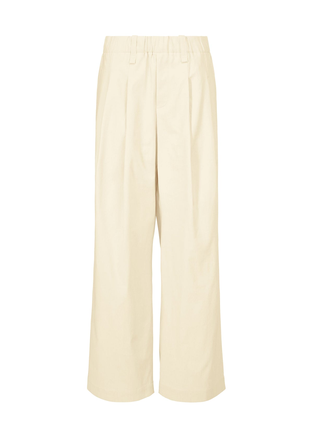 A product shot of the ISSEY MIYAKE PERSONALITY PANTS trousers in asa white (06).