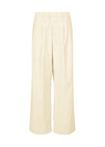 A product shot of the ISSEY MIYAKE PERSONALITY PANTS trousers in asa white (06).