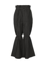 CRIMPED AND PRESSED Trousers Black