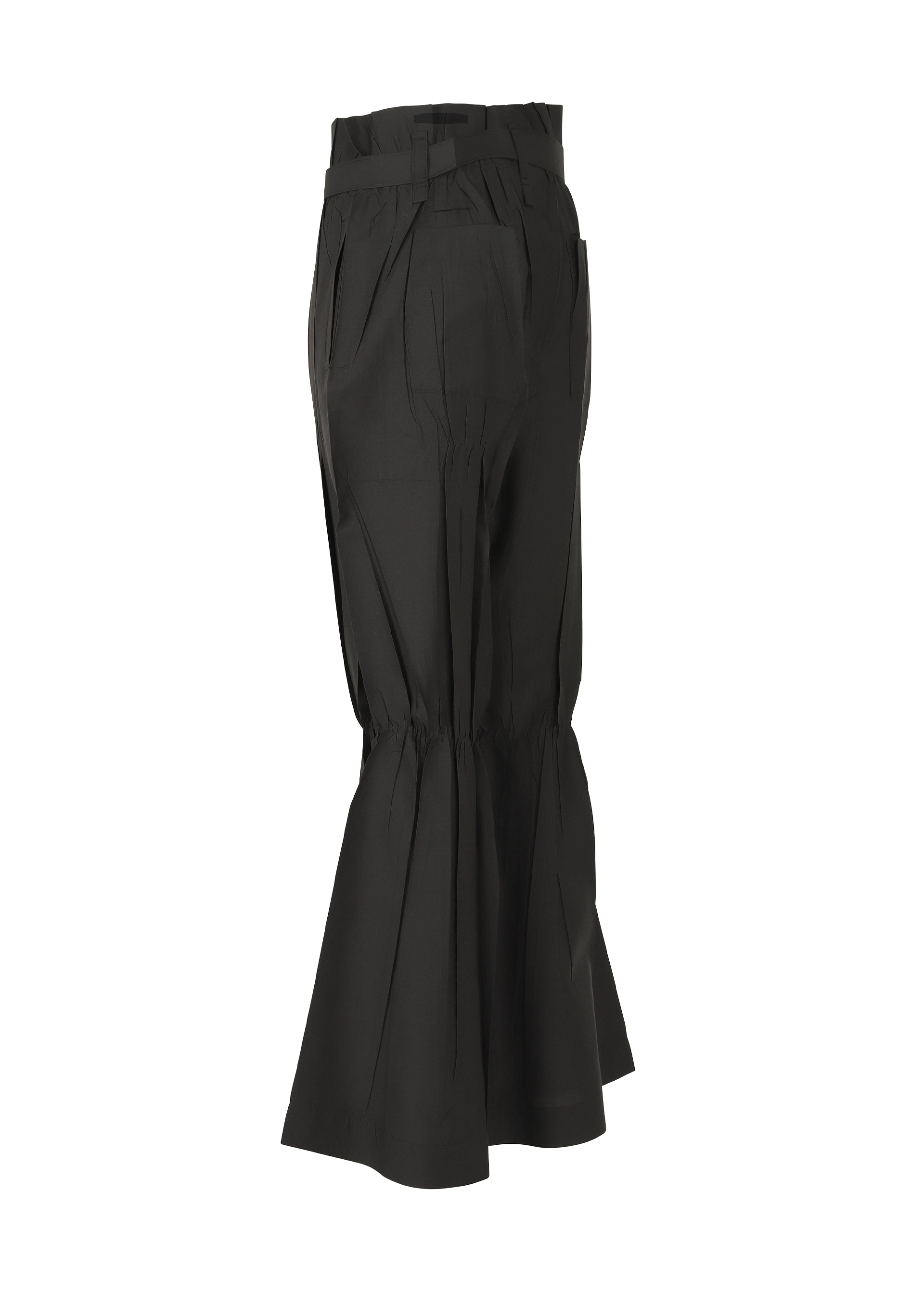 CRIMPED AND PRESSED Trousers Black