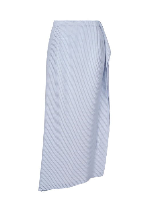 A product shot of the ISSEY MIYAKE SHADOW STUDY PLEATS SOLID skirt in .