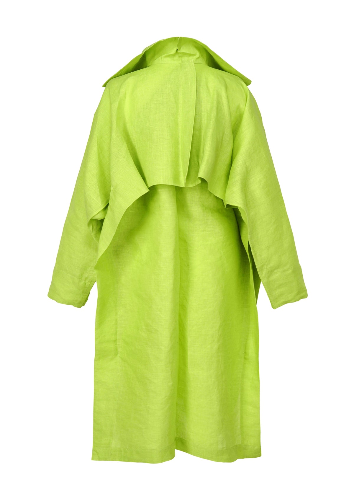 A detail shot of the ISSEY MIYAKE HEMPEN dress.