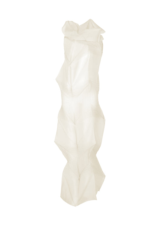 SHADE AND SHADED Dress Washi White