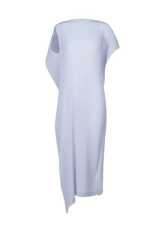 A product shot of the ISSEY MIYAKE SHADOW STUDY PLEATS SOLID dress in .