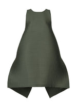 PANELED PLEATS Dress Dull Blue
