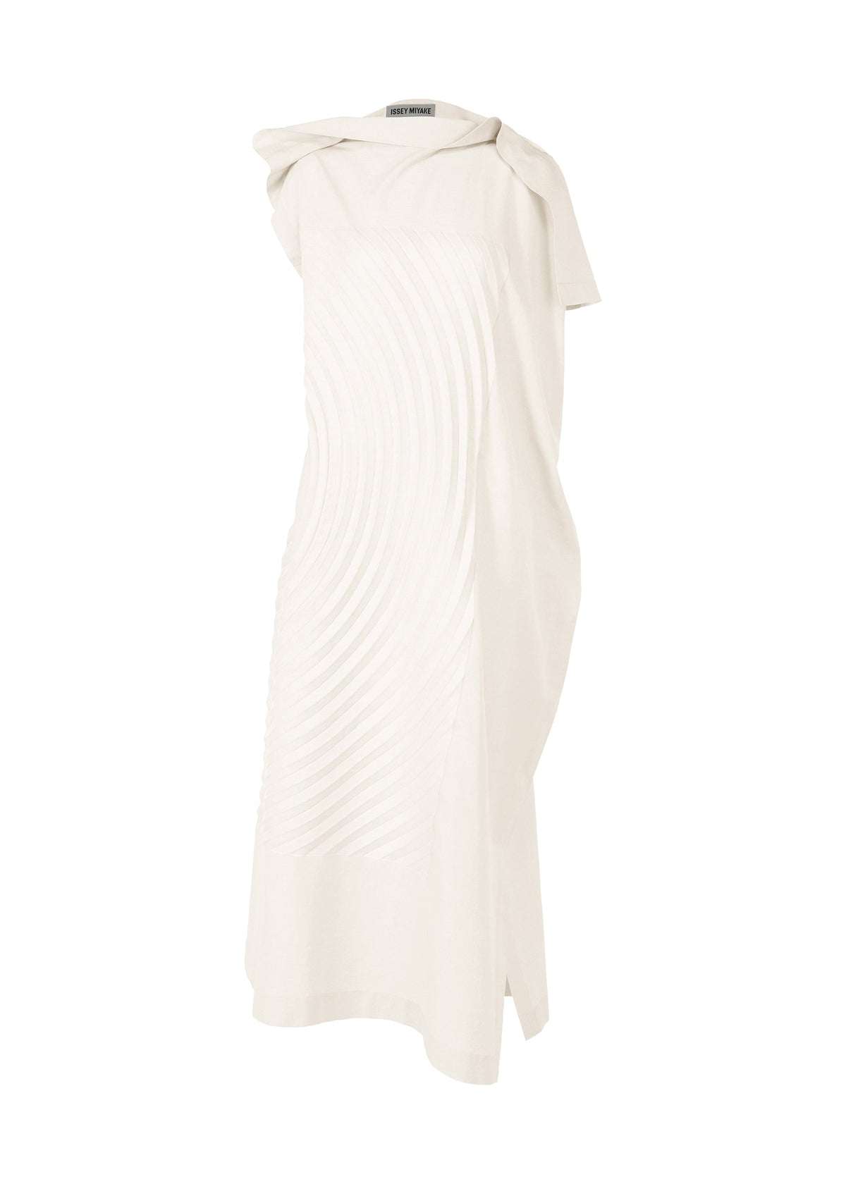 A product shot of the ISSEY MIYAKE FLOW dress in .