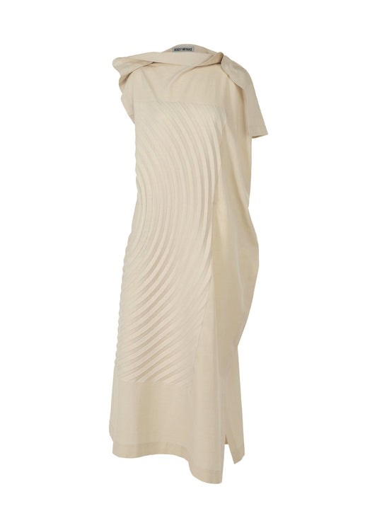 A product shot of the ISSEY MIYAKE FLOW dress in .