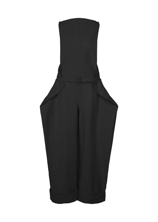 A product shot of the ISSEY MIYAKE FOLD TO FORM jumpsuit in black (15).