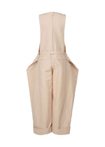 A detail shot of the ISSEY MIYAKE FOLD TO FORM jumpsuit.