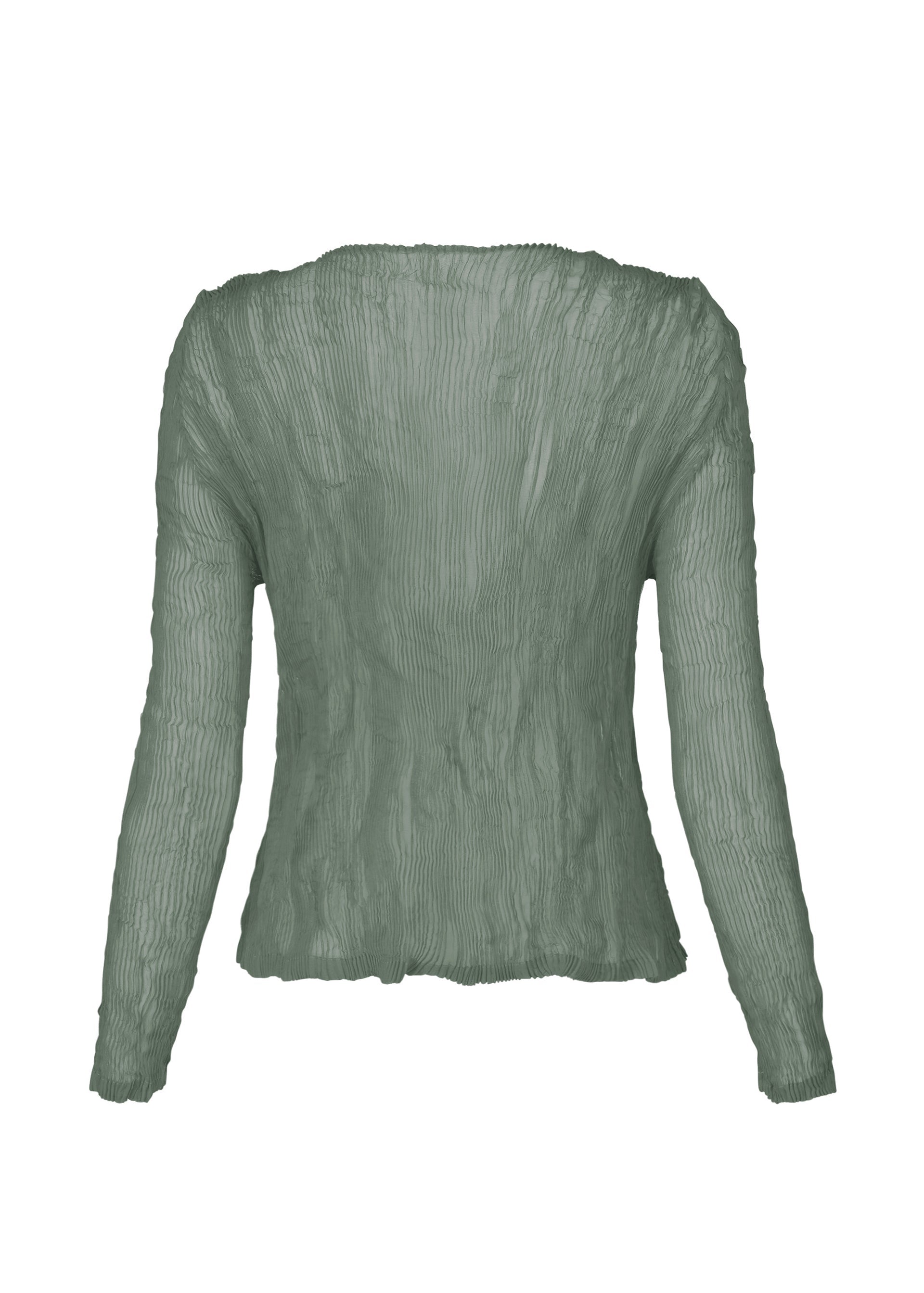 CHIFFON TWIST 1 Cardigan Dull Blue – The official ISSEY MIYAKE