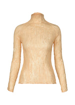 A product shot of the ISSEY MIYAKE FOIL PRINT CHIFFON TWIST shirt in .