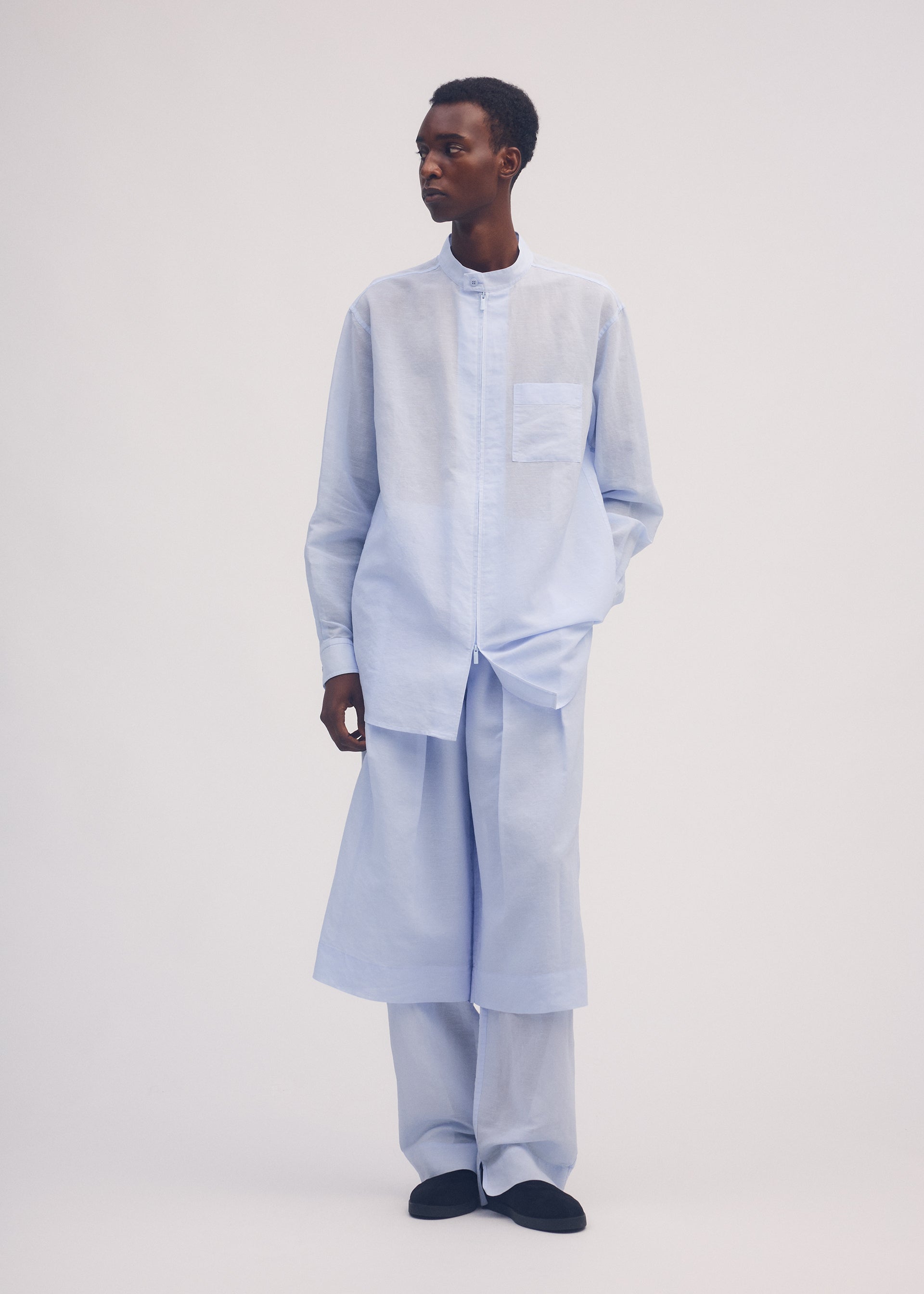 PAPER-ESQUE U Shirt Nigella Blue