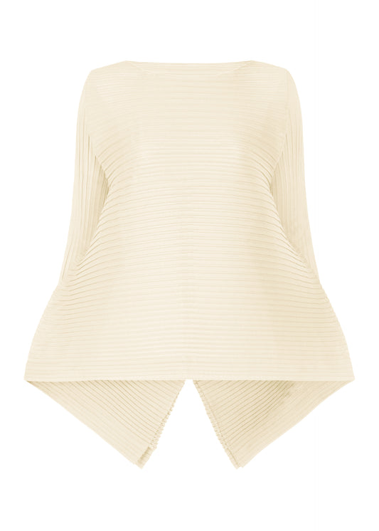 PANELED PLEATS Top Asa White