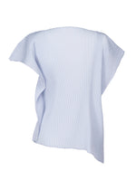 A detail shot of the ISSEY MIYAKE SHADOW STUDY PLEATS SOLID shirt.