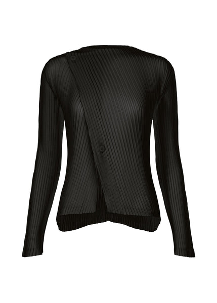 ISSEY MIYAKE HaaT 黒　カーディガン ISSEY MIYAKE イッセイミヤケ ハートISSEY HaaT ウールナイロン