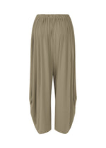 A detail shot of the ISSEY MIYAKE DRAPE JERSEY 56 trousers.