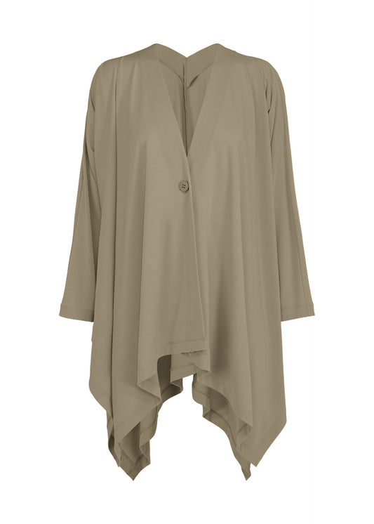 A product shot of the ISSEY MIYAKE DRAPE JERSEY 56 cardigan in .