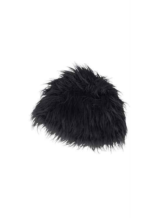 A product shot of the ISSEY MIYAKE ODD BEANIE hat in black (15).