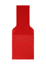 A product shot of the ISSEY MIYAKE PANINI STOLE stole in red (24).
