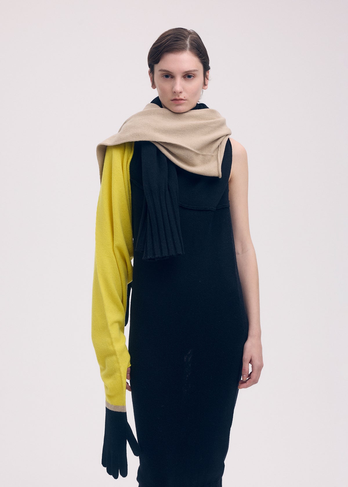 SLEEVES COLLECTION (STOLE) Stole Off-White