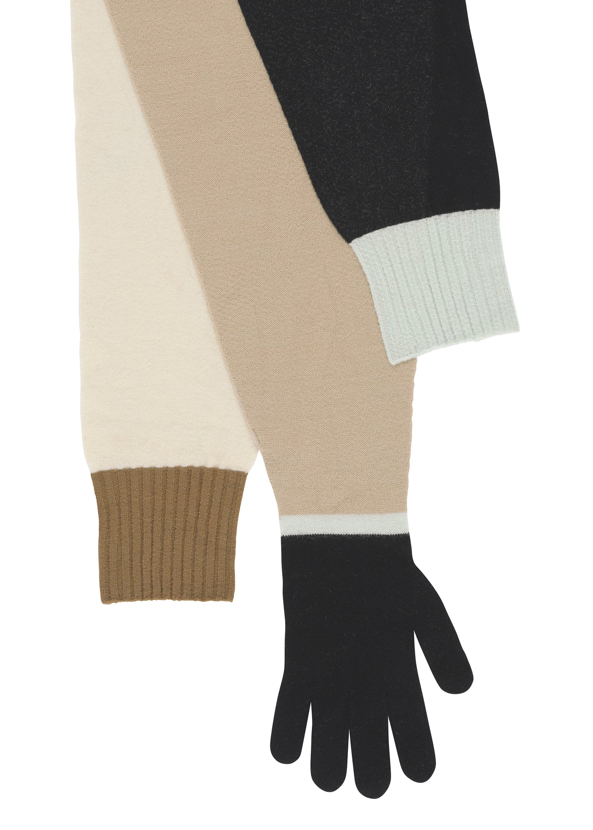 SLEEVES COLLECTION (STOLE) Stole Beige-Hued