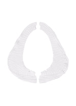 A product shot of the ISSEY MIYAKE KNIT (AS IT IS) ACC gloves in white.