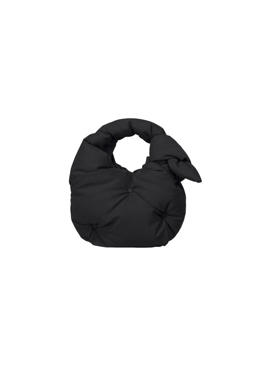 A product shot of the ISSEY MIYAKE PUMPED BAG bag in black (15).