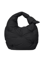 A product shot of the ISSEY MIYAKE PUMPED BAG bag in black (15).