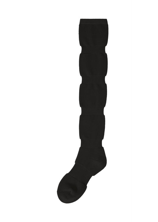 A product shot of the ISSEY MIYAKE PUMPED SOCKS socks in black (15).