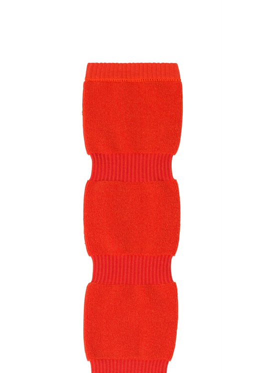 A detail shot of the ISSEY MIYAKE PUMPED SOCKS socks.