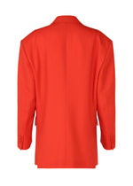 A detail shot of the ISSEY MIYAKE UNI FORM (WOOL) jacket.