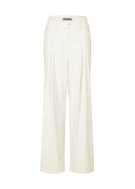A product shot of the ISSEY MIYAKE LIKE TORSO LIKE SHIRT trousers in white.